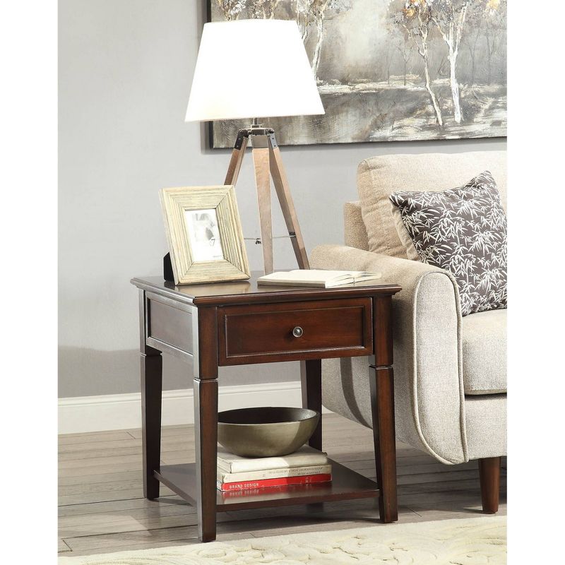 Malachi End Table Walnut - Acme Furniture
