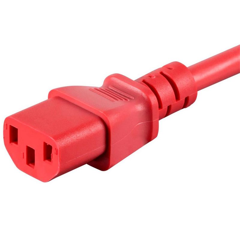 D'Addario Planet Waves IEC to NEMA Plug Power Cable, 10FT 10 ft. Red/Black