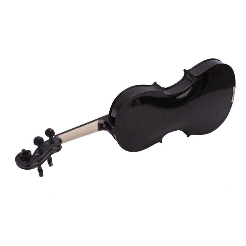 4/4 Full Size Acoustic Violin Fiddle Black with Case Bow Rosin w/ Gift