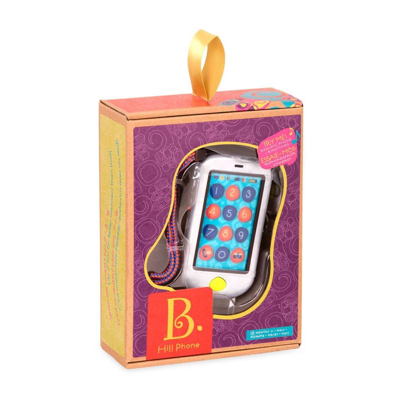 B. toys Interactive Toy Smart Phone - Hi!! Phone Metallic Silver