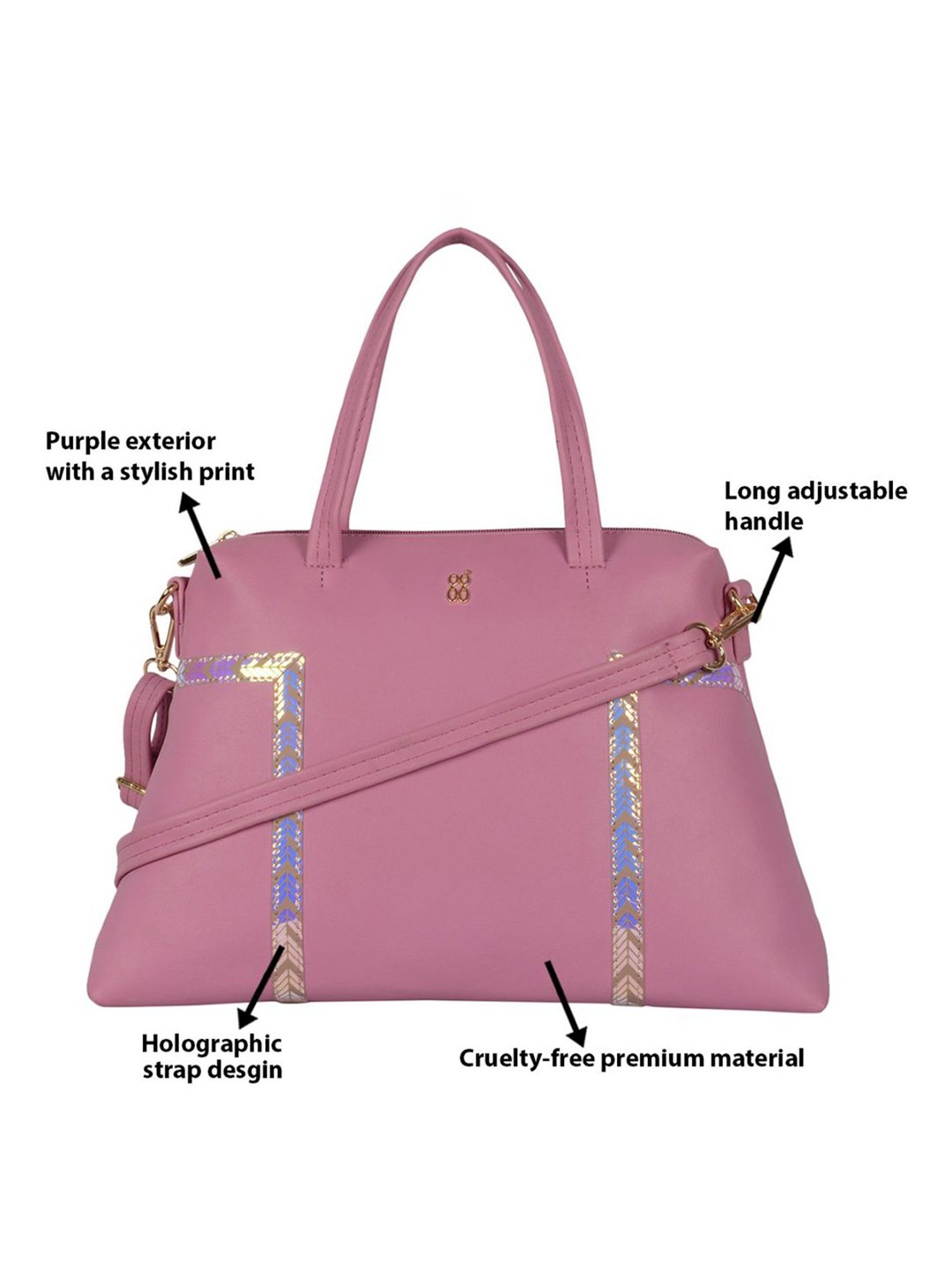 Baggit Pink Medium Tote Bag