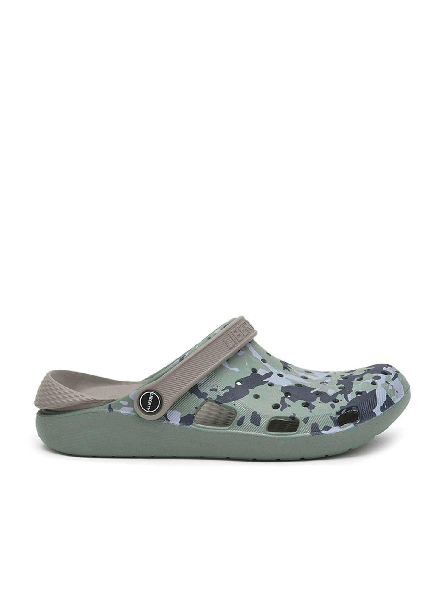 Aha By Liberty Men's Green Back Strap Clogs
