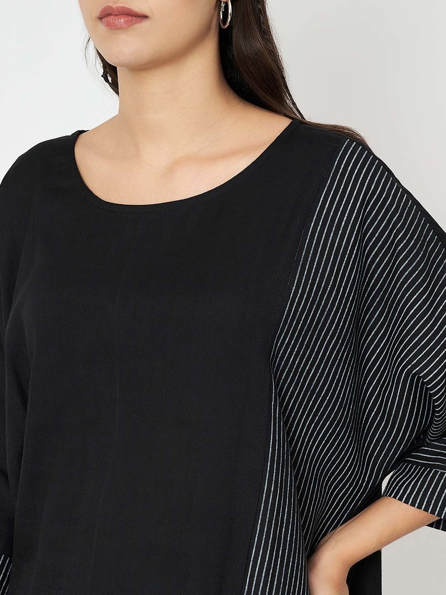 9rasa Black Tunic & Pant Set