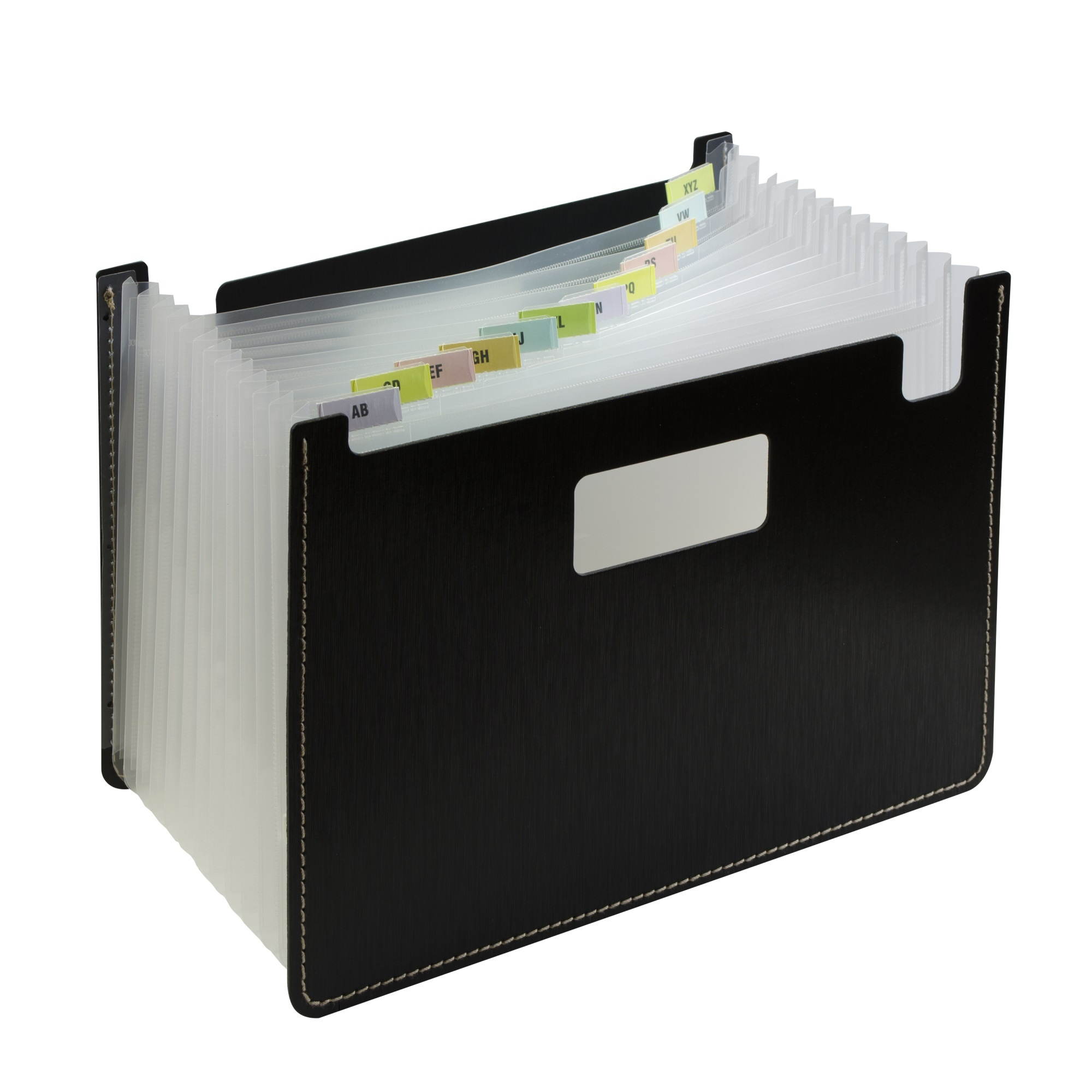 C-Line Expanding File 13-Pocket 13"Wx9-1/4"Lx9/10"H Black 53301