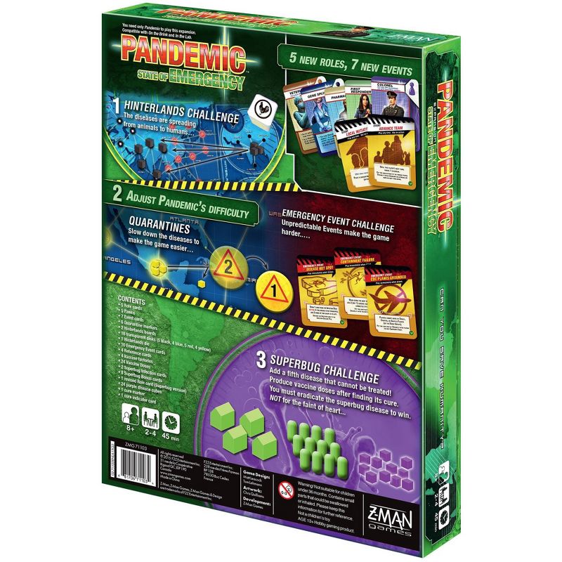 Pandemic State of Emergency Game Expansion Pack