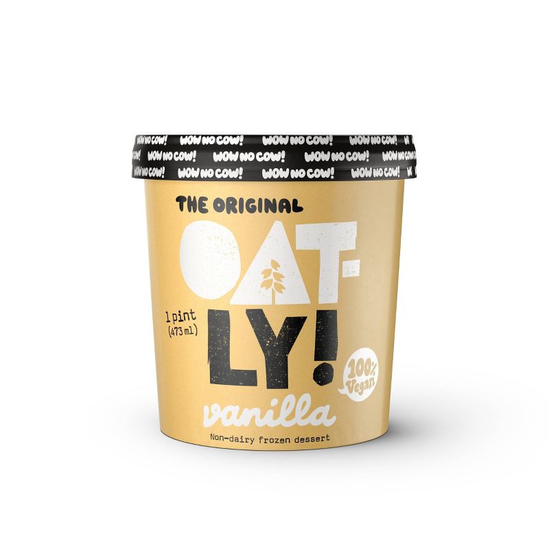 Oatly Vanilla Non-Dairy Frozen Dessert - 16oz