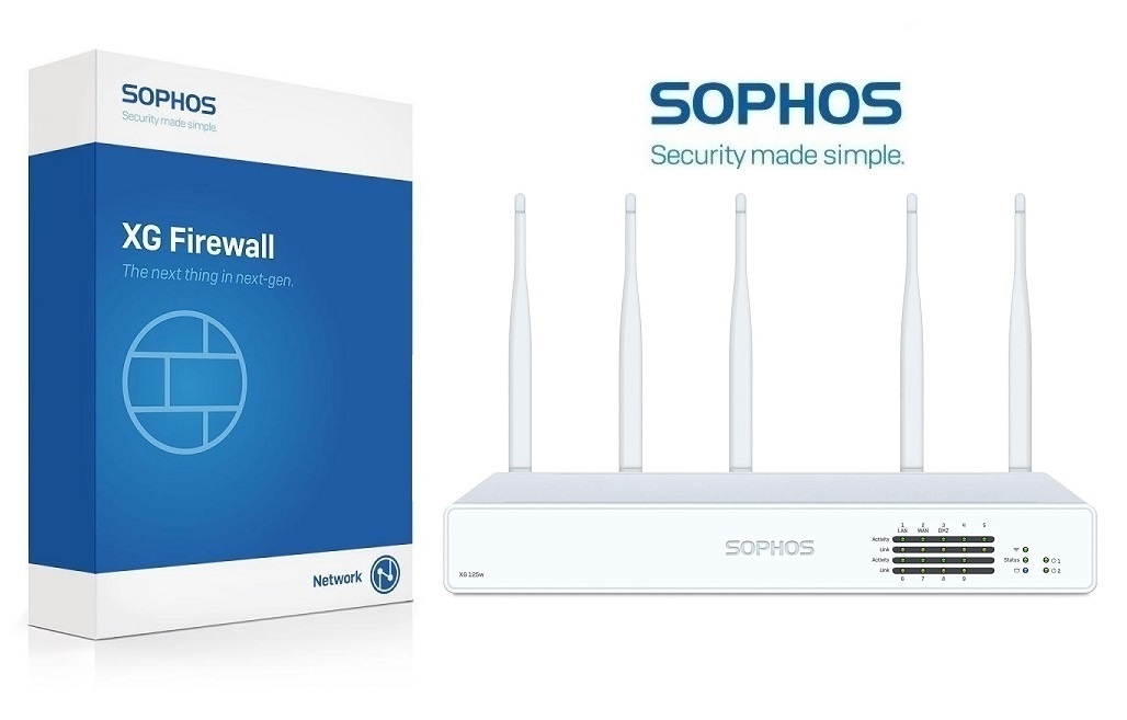 Sophos - XS1C23SEK - XG 125w rev.3 TotalProtect Plus, 2-year (EU/UK/US power cord)
