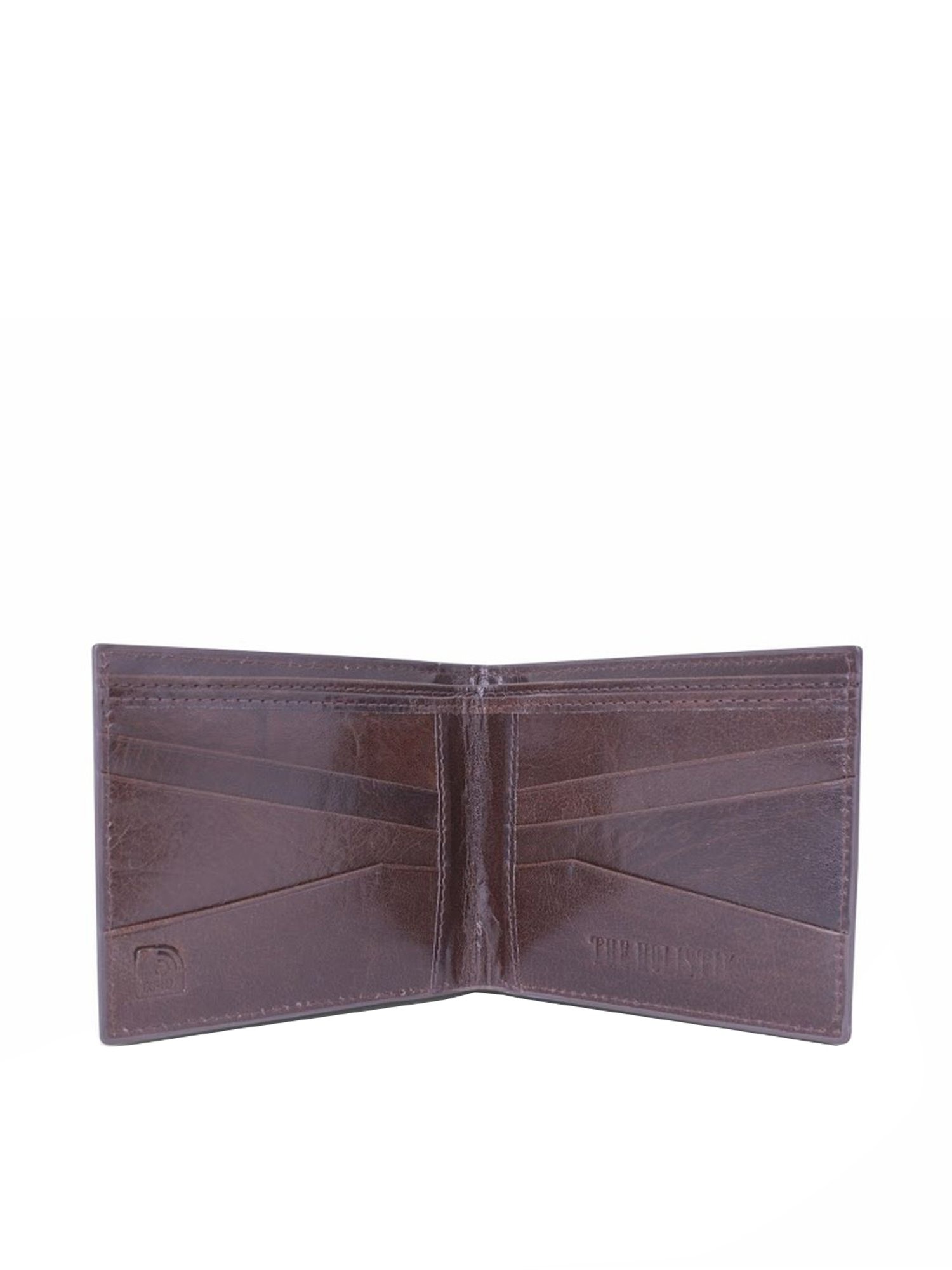 THE HOLISTIK Delta Brown Casual Leather Bi-Fold Wallet for Men