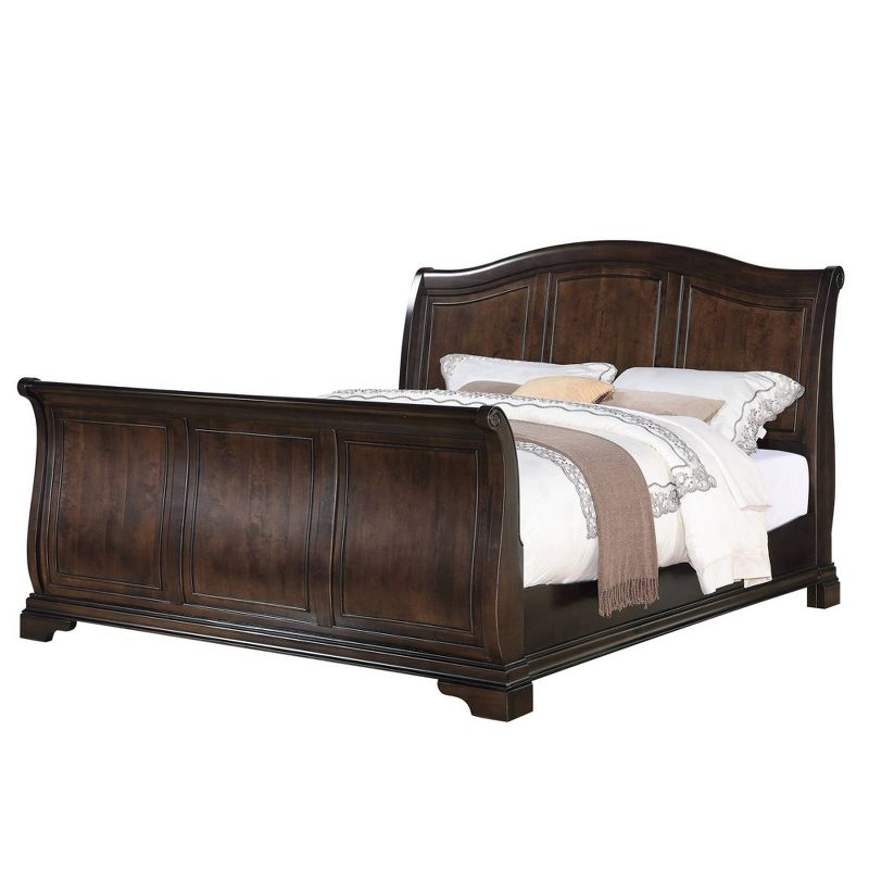 5pc Queen Conley Sleigh Bedroom Set Cherry - Picket House Furnishings