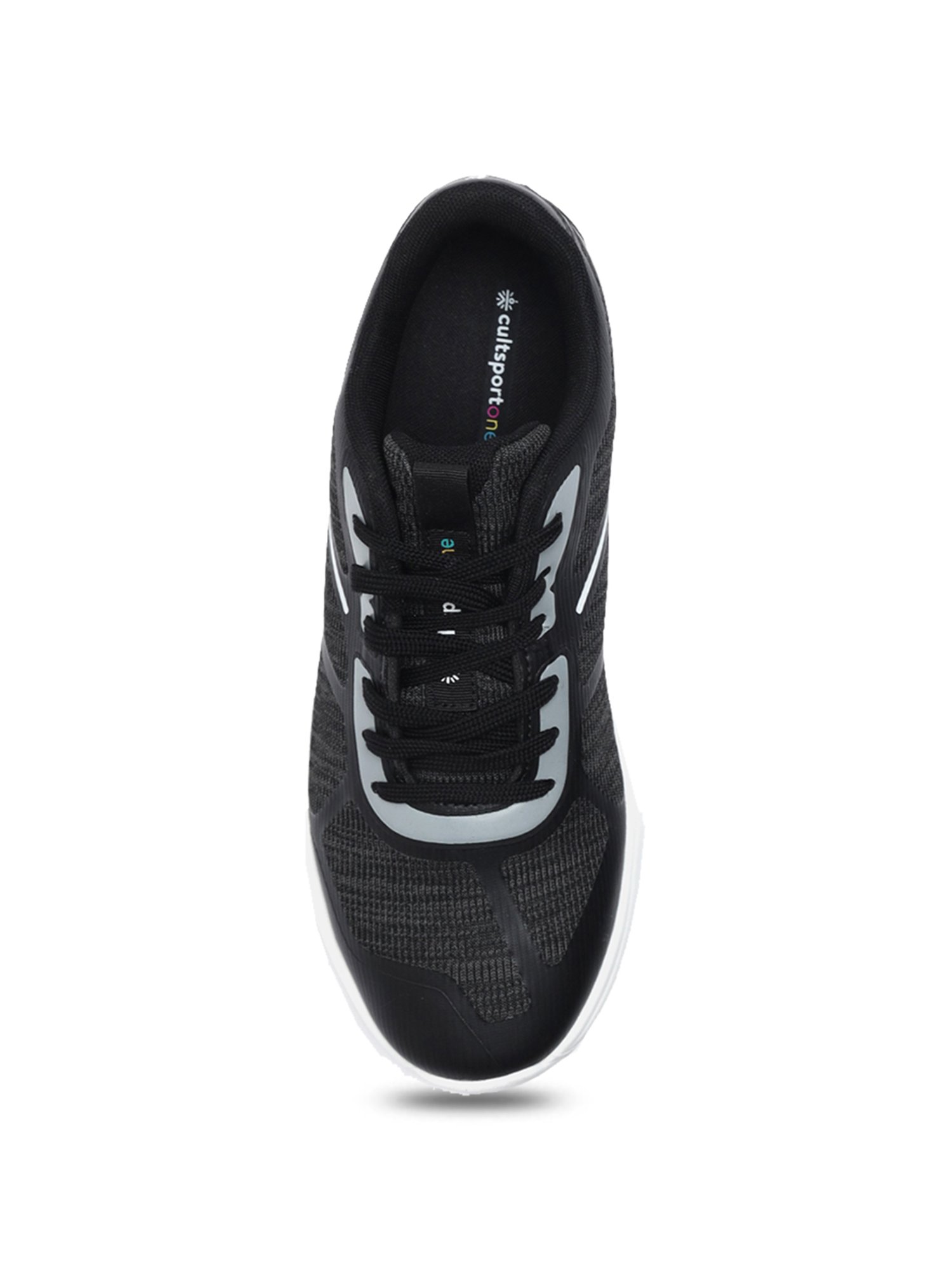 Cultsportone Men's Discovery Black Running Shoes