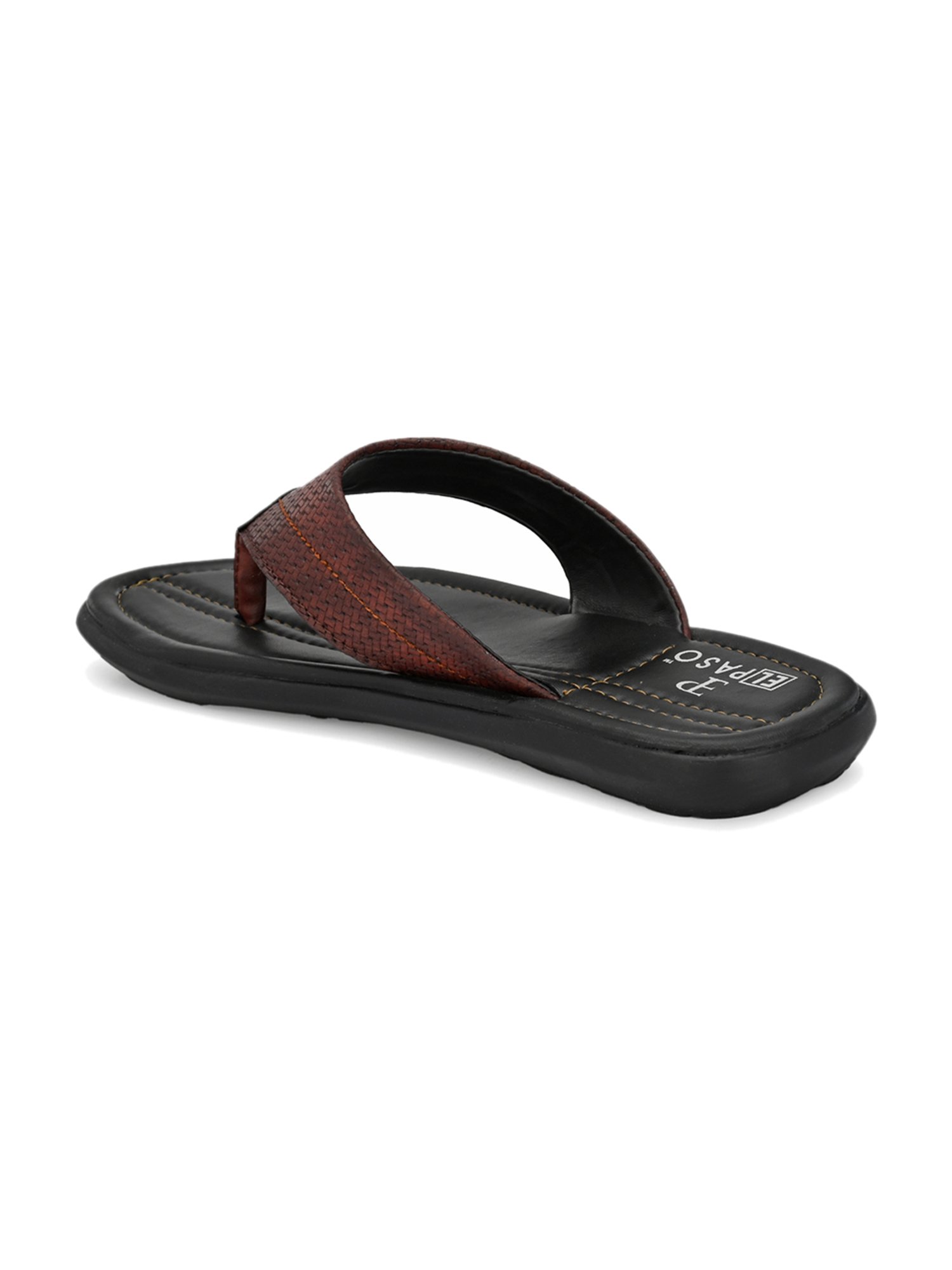 El Paso Maroon Thong Sandals