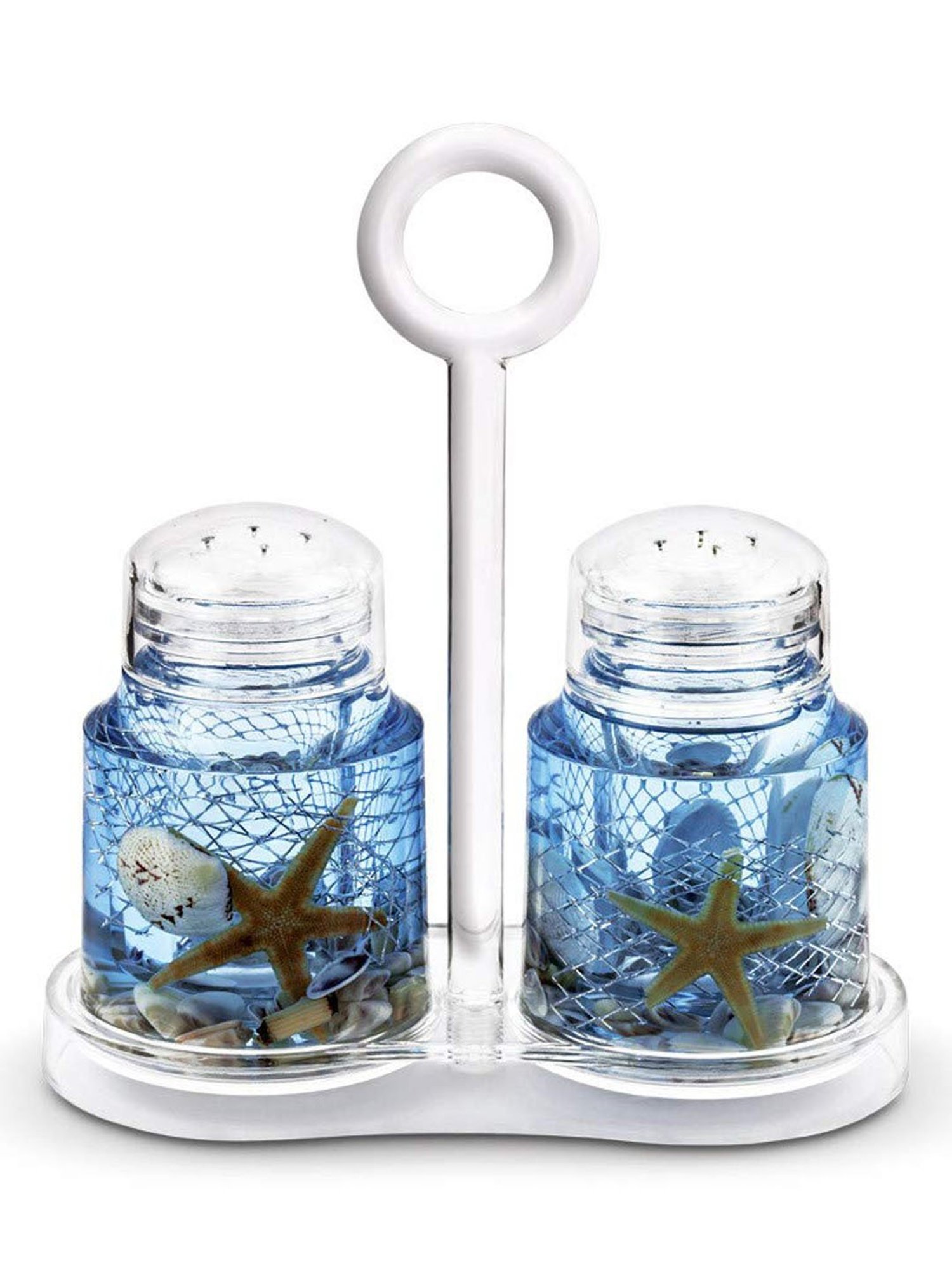 Freelance Blue Acrylic Set of 1 Kitchen Racks and Holders