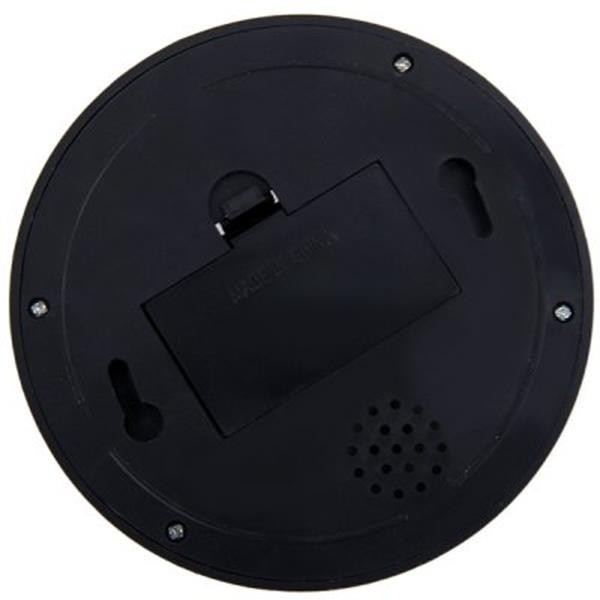 Fake Dummy Dome Security Camera with Flashing Red Light - Black