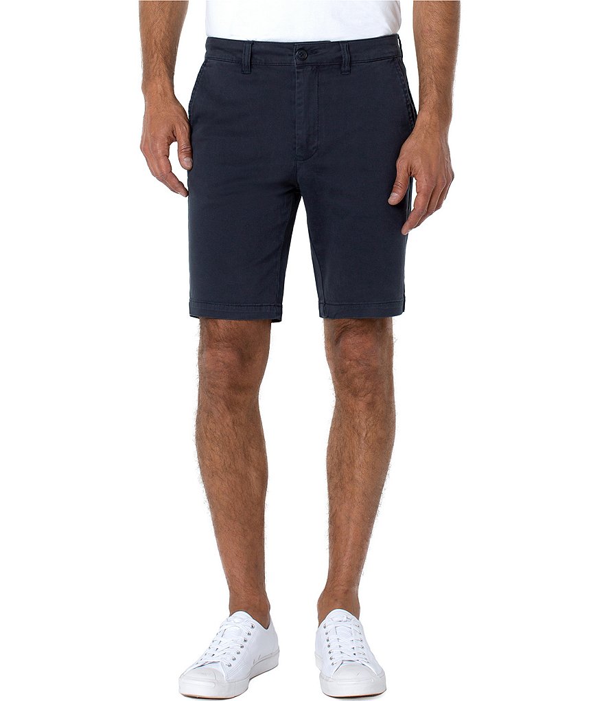 Liverpool Los Angeles Modern-Fit 9.5#double; Inseam Twill Shorts