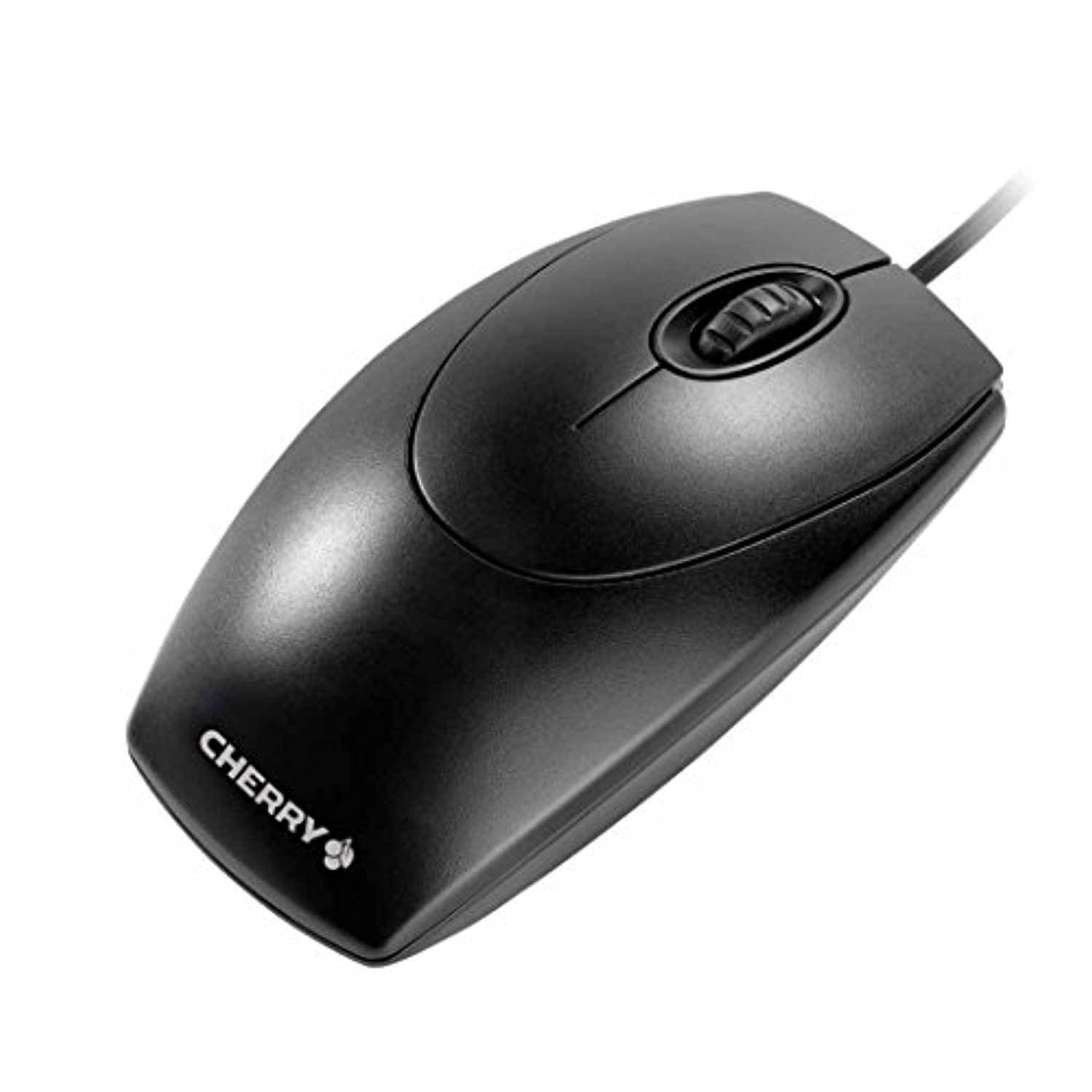 Cherry M-5450 Optical Mouse with USB Interface and Scroll Wheel, 2-1/2" Width, Black