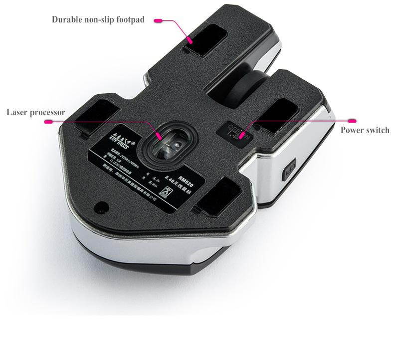 2.4GHz Slim Suspended Wireless Keyboard and Wireless Mouse Set Fashion Keyboard Mice Combo Xmas Gift