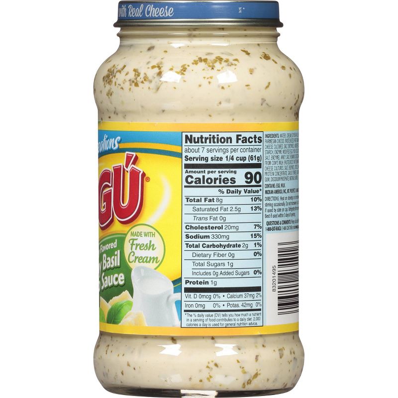 Ragu Creamy Basil Alfredo Pasta Sauce - 16oz