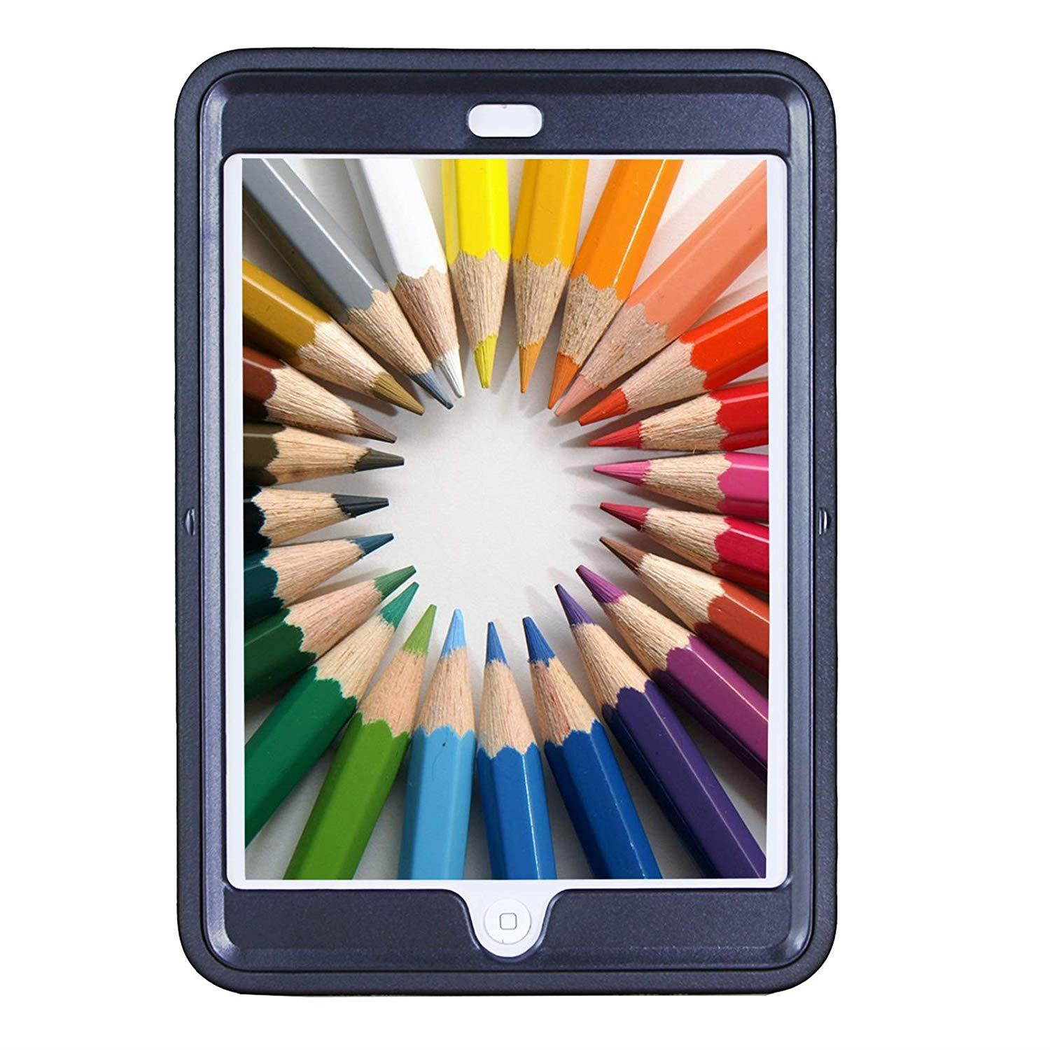 Cellular360 Shockproof Case with 360 Degree Swivel Stand and Handle for iPad Mini 1 iPad Mini 2 iPad Mini 3 (Black)