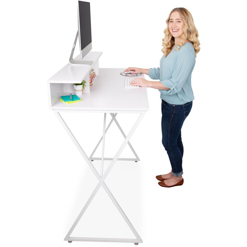 Shaker Printer Stand in Walnut - Atlantic Frame