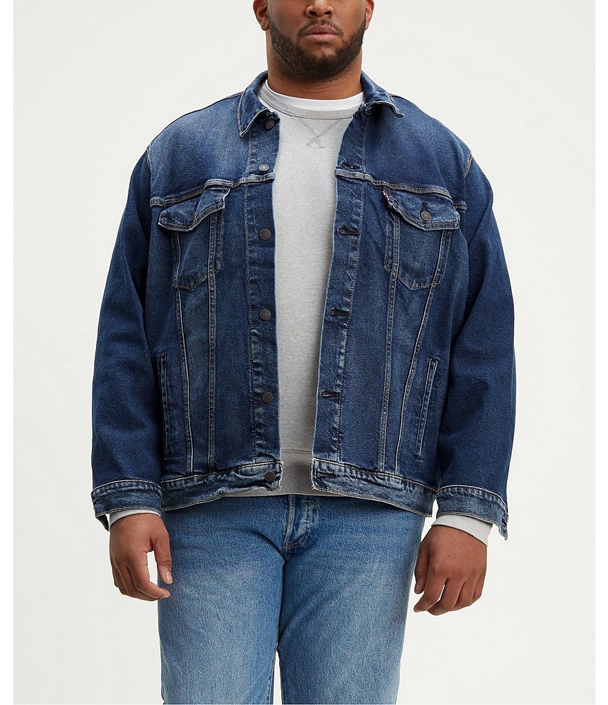 Cutter & Buck Big & Tall Stealth Performance Stretch Full-Zip Jacket