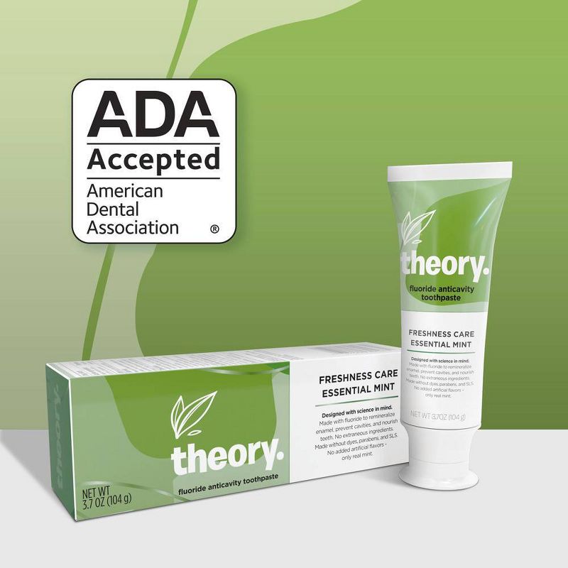 Theory Freshness Care Essential Mint Natural Toothpaste - 3.7oz
