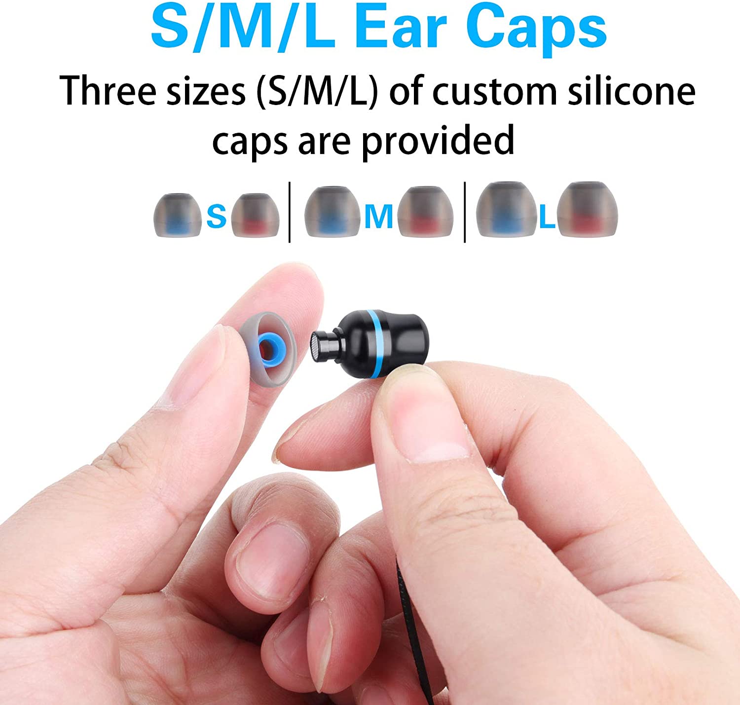 Headphones for Oculus Quest 2 VR Headset Noise-Isolating in-Ear Earphones with 3D 360 Degree Sound and Custom Silicone Earbuds Caps (White)