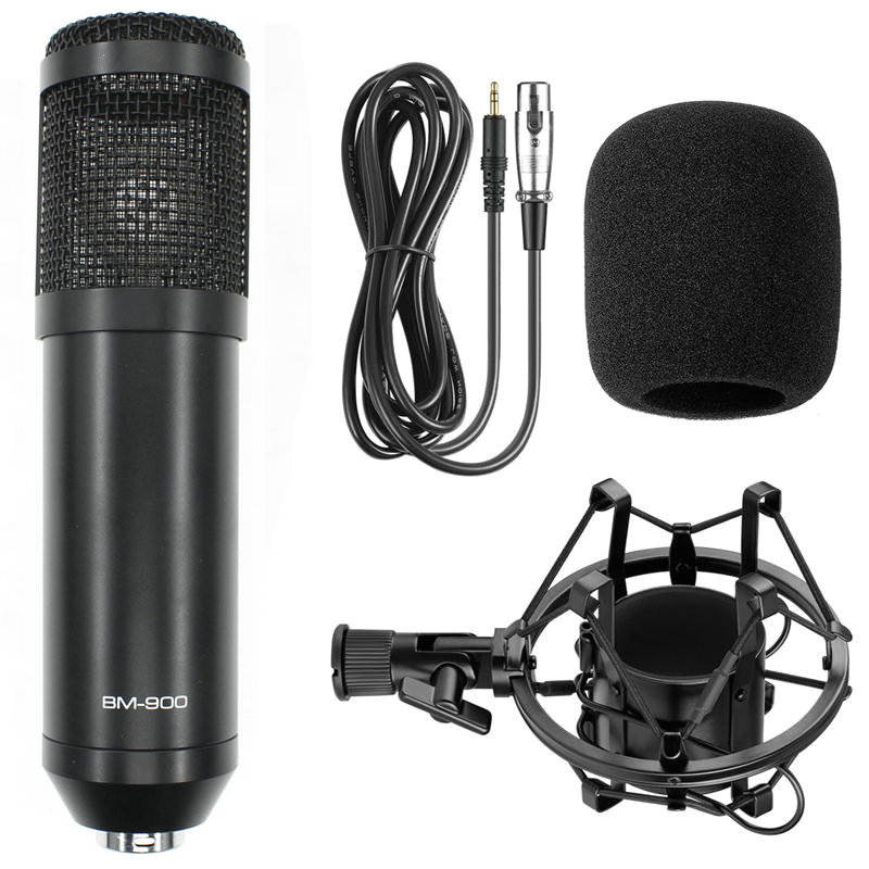 bm 800 Upgraded BM900 KTV Microphone Pro Audio Studio Vocal Sound Recording Mic for Computer Shock Mount