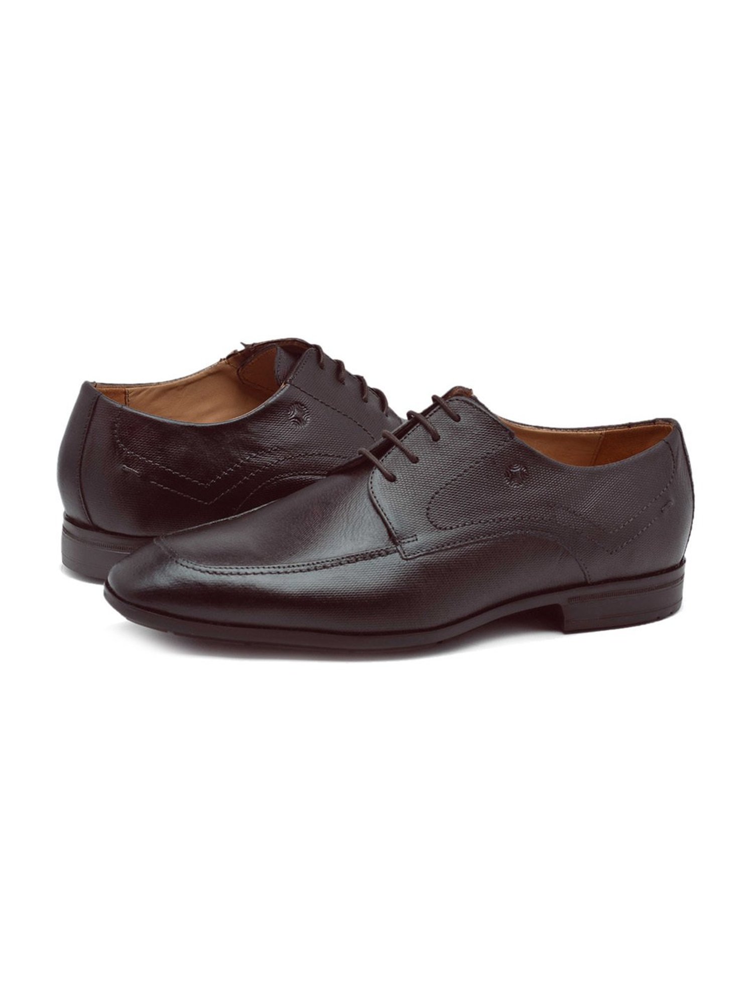 Ruosh Men's Brown Derby Shoes