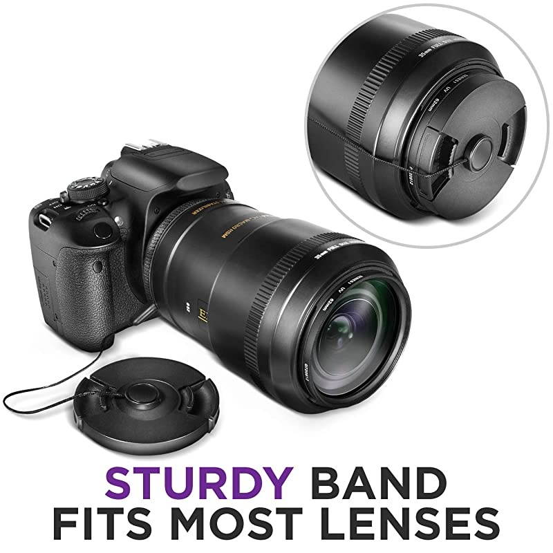 5 Pcs  Lens Cap Keeper Holder