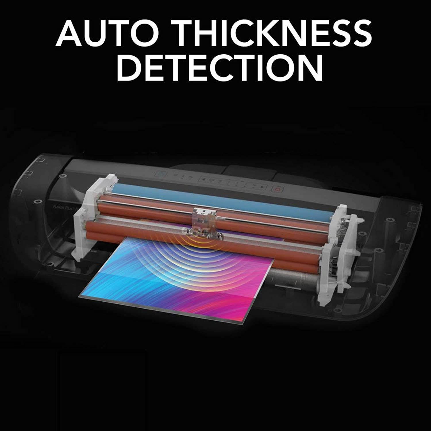 GBC Thermal Laminator Machine, Fusion 7000L, 12 Inch, 1 Min Warm-Up, 3-10 Mil, with 50 EZUse Laminating Pouches (1703098F)