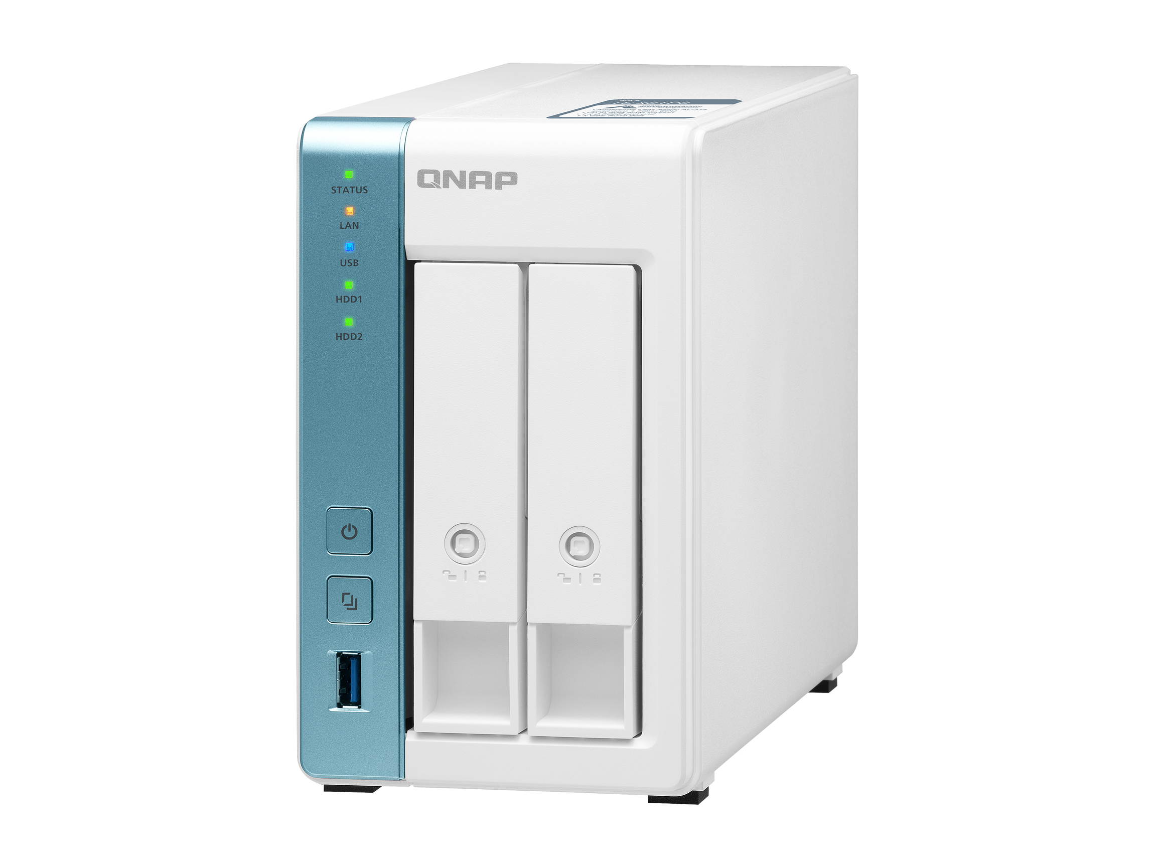 QNAP TS-231P3-4G 2 Bay Home & Office NAS with one 2.5GbE Port