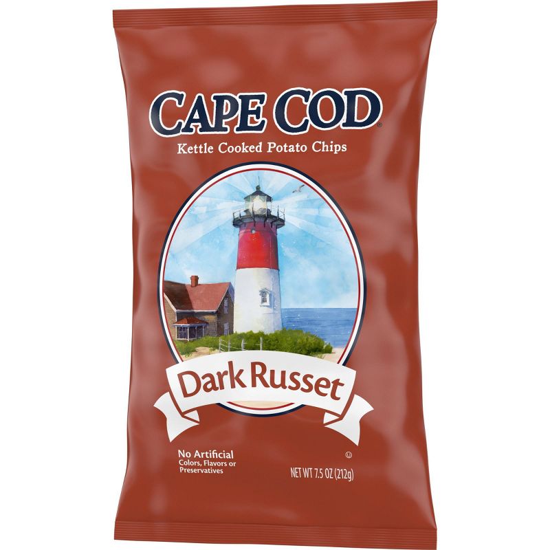 Cape Cod Dark Russet Kettle Cooked Potato Chips - 7.5oz