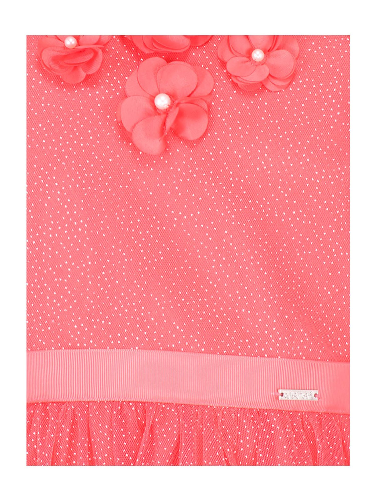 Cutecumber Kids Coral Embellished Dress