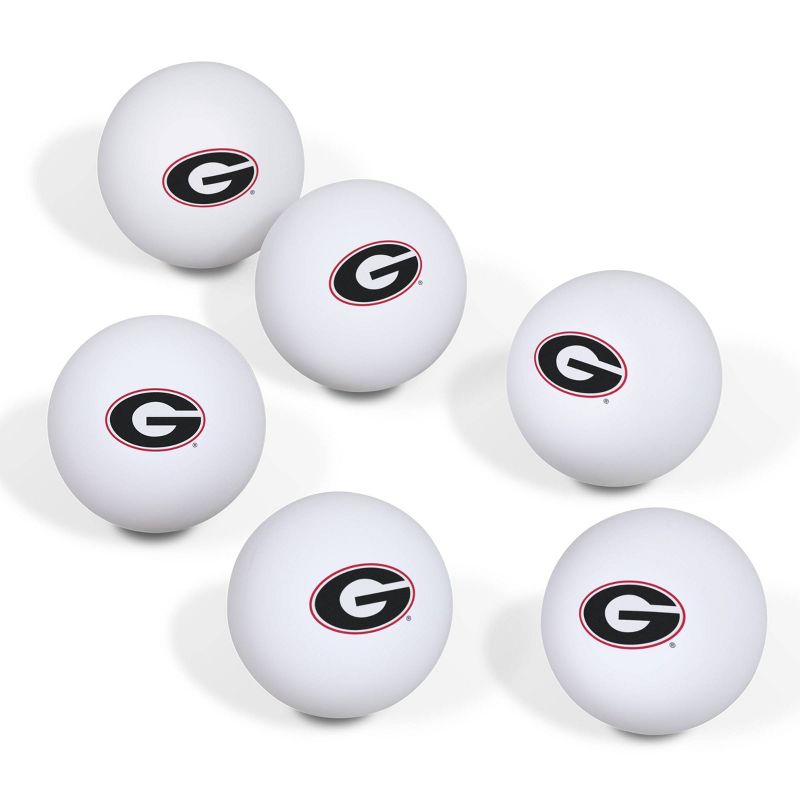 NCAA Georgia Bulldogs Table Tennis Balls 6pk