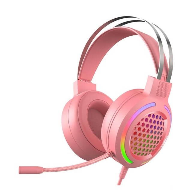 USB Game Headset 7.1 Channel Wired Headset With Mic & RGB Noise Cancellation For Desktop Computer Games
