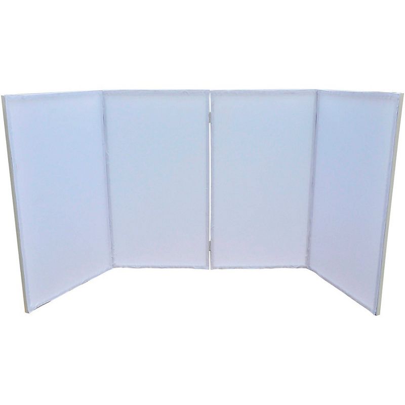 Novopro DJS1 Mobile DJ Facade with Carrying Bag (White)