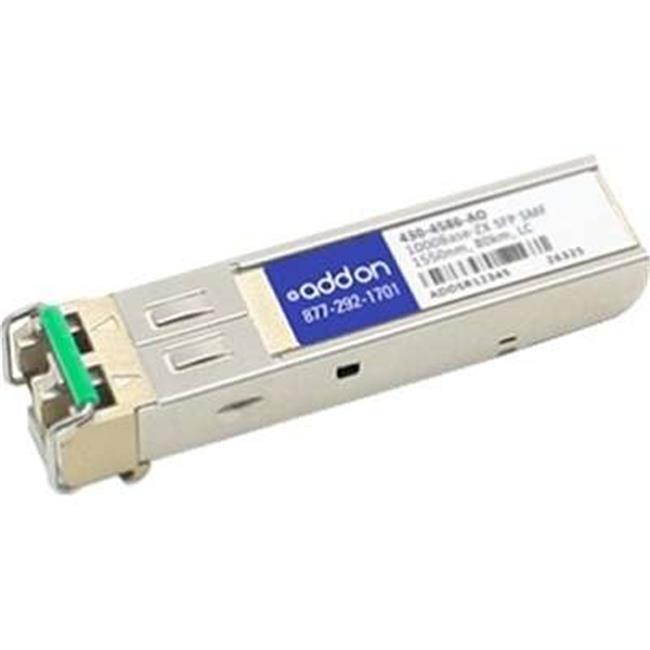 Addon Dell 430-4586 Compatible Taa Compliant 1000Base-Zx Sfp Transceiver (Smf 1550Nm 80Km Lc)