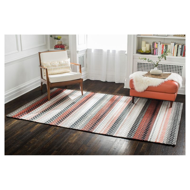 Stripe Woven Area Rug 8'X10' - Anji Mountain