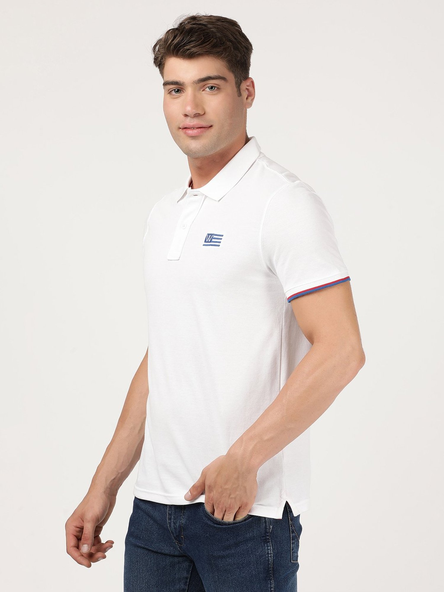 Levi's Pink Cotton Slim Fit Texture Henley T-Shirt