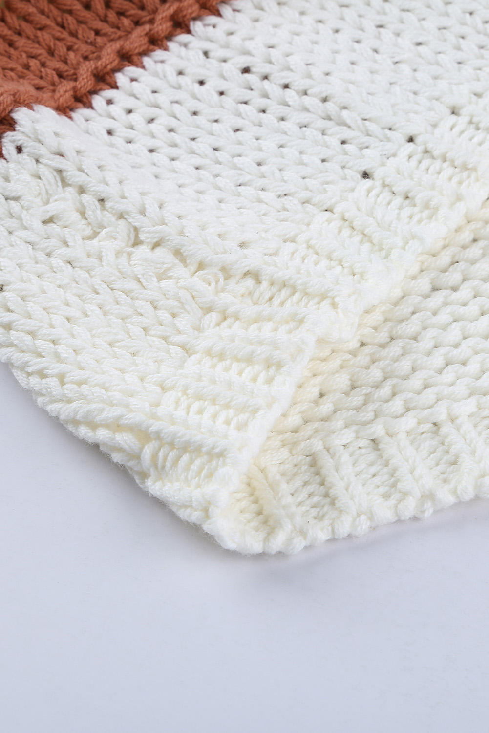 Karen Kane Long Sleeve Asymmetrical Hem Round Neck Sweater