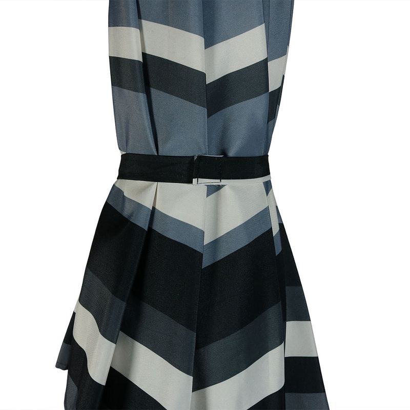 Sunnydaze Outdoor Aluminum Patio Umbrella with Push Button Tilt and Crank - 9' - Catalina Beach Stripe