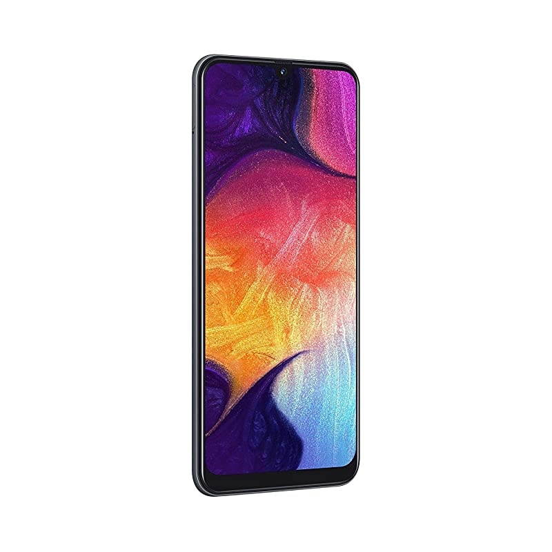 Galaxy A50 SM-A505G 128GB, Dual Sim, 6.4" Infinity-U Display, Triple Camera, 4GB RAM, GSM Unlocked International Model, No Warranty (Black)