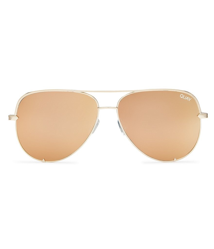 Quay Australia High Key Aviator Sunglasses