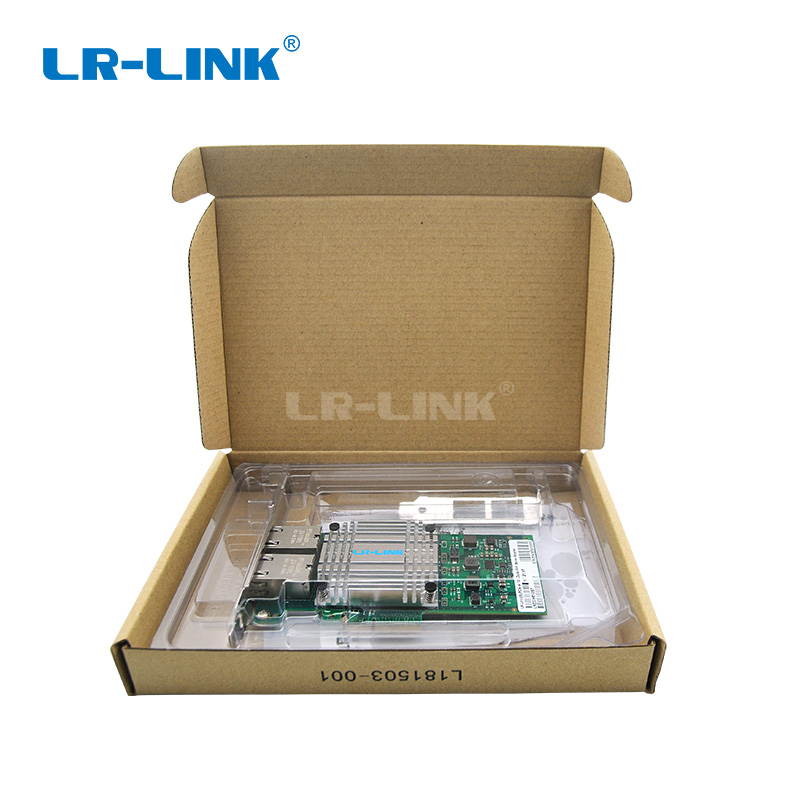 LR-LINK Intel X550 PCIe X4 10Gbps Dual Port Server Adapter 2 x RJ45, Compatible with Intel X550-T2