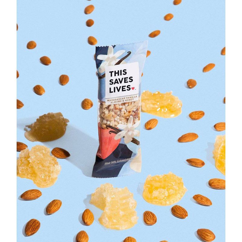 This Saves Lives Madagascar Vanilla Almond  Honey All Granola Bars - 4ct