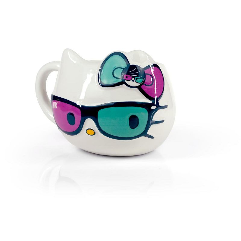 Seven20 Hello Kitty Ceramic Mug | Hello Kitty Wearing Bow & Sunglasses | Holds 20 Ounces