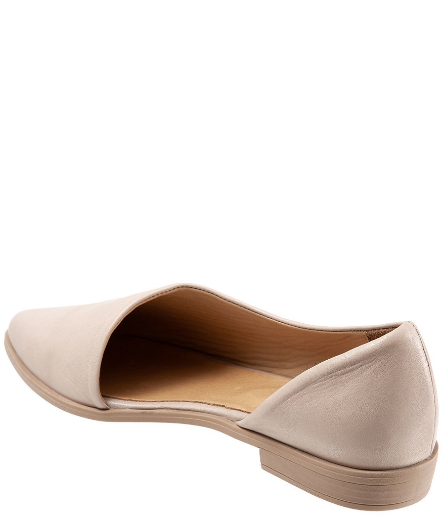 Bueno Brandi Asymmetric Leather Slip-On Loafers