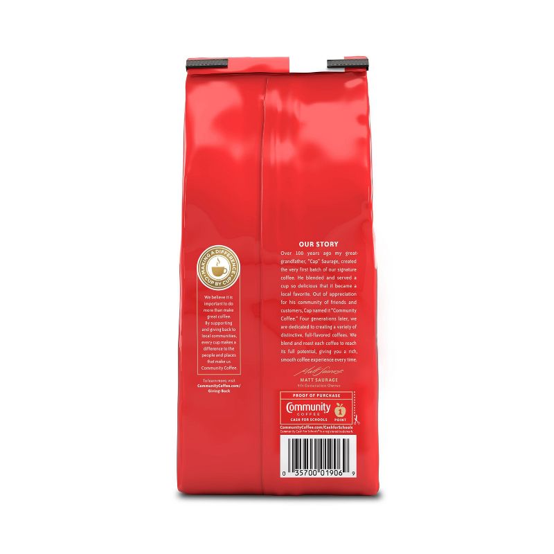 Community Coffee Golden Caramel Medium Dark Roast Ground Coffee - 12oz