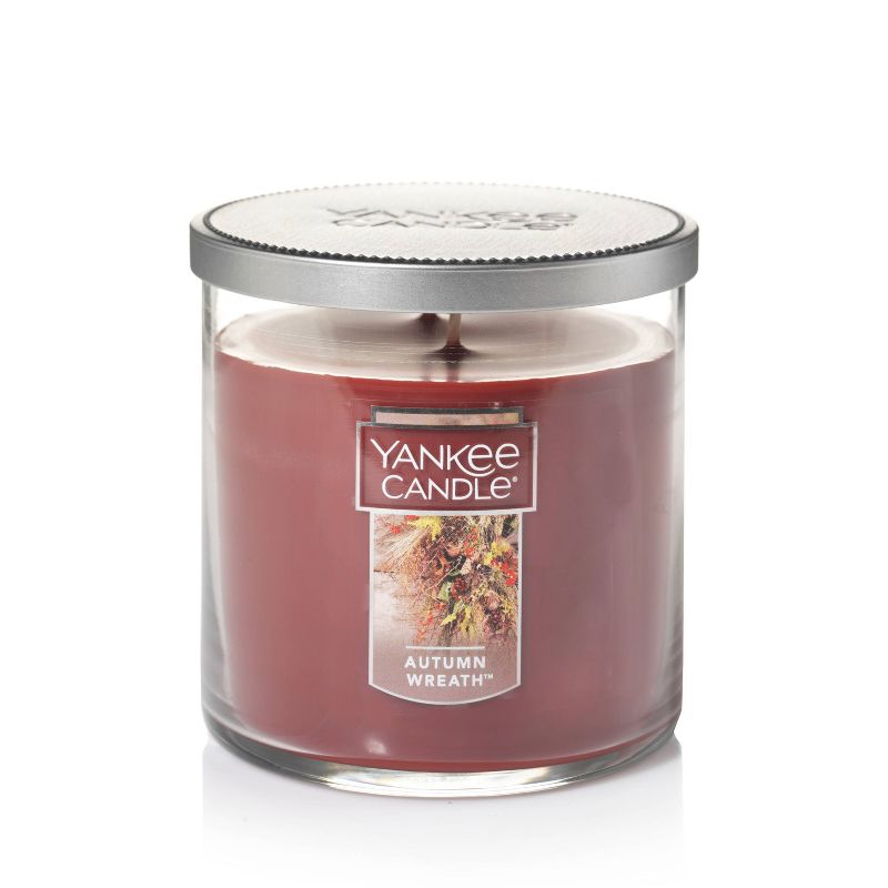 12.5oz Lidded Glass Jar 2-Wick Autumn Wreath Candle - Yankee Candle