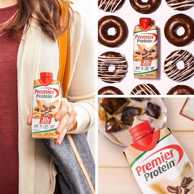 Premier Protein Shake - Cafe Latte - 4pk/44 fl oz